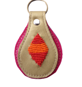 JEILO COLLECTIONS BEADED KEY HOLDER