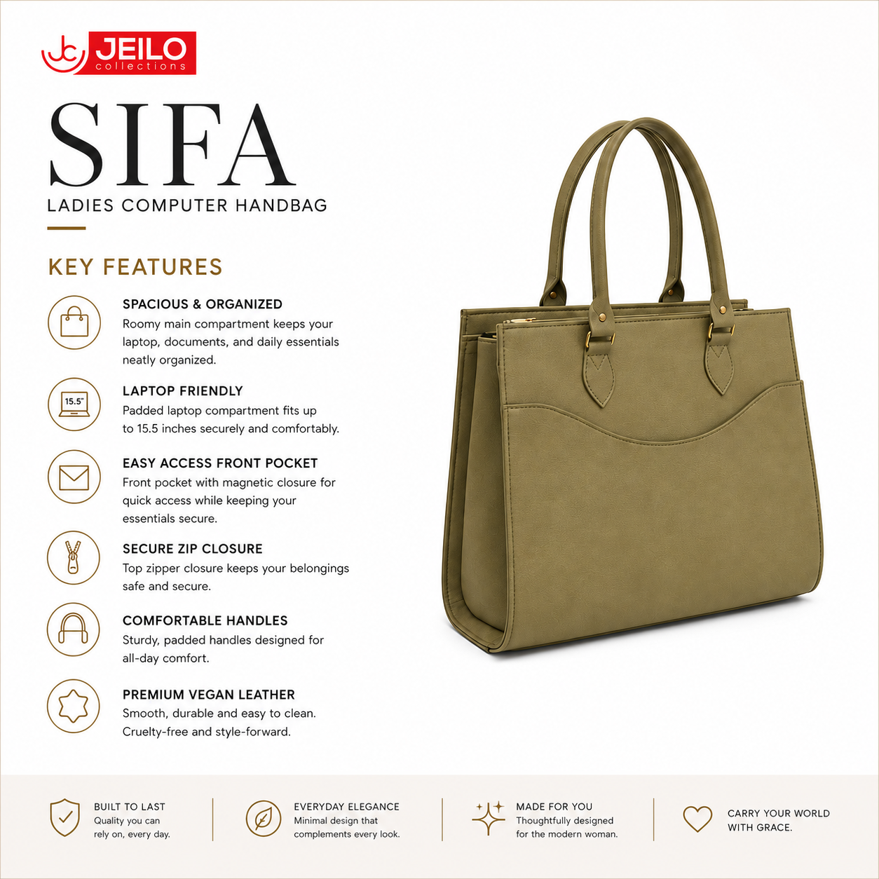 SIFA Ladies Computer Handbag - Image 9