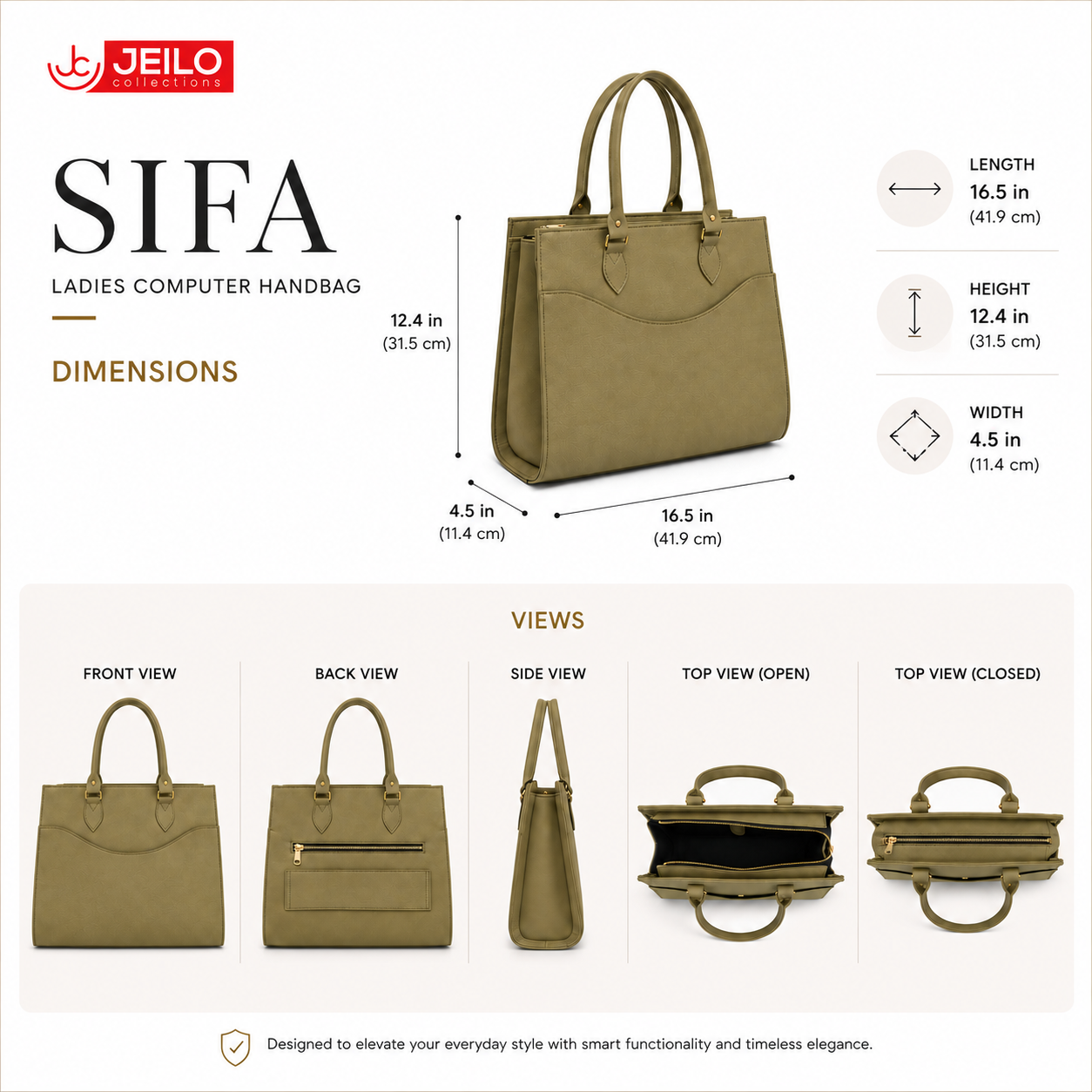 SIFA Ladies Computer Handbag - Image 8