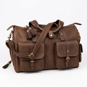 Msafiri Leather Travel Bag