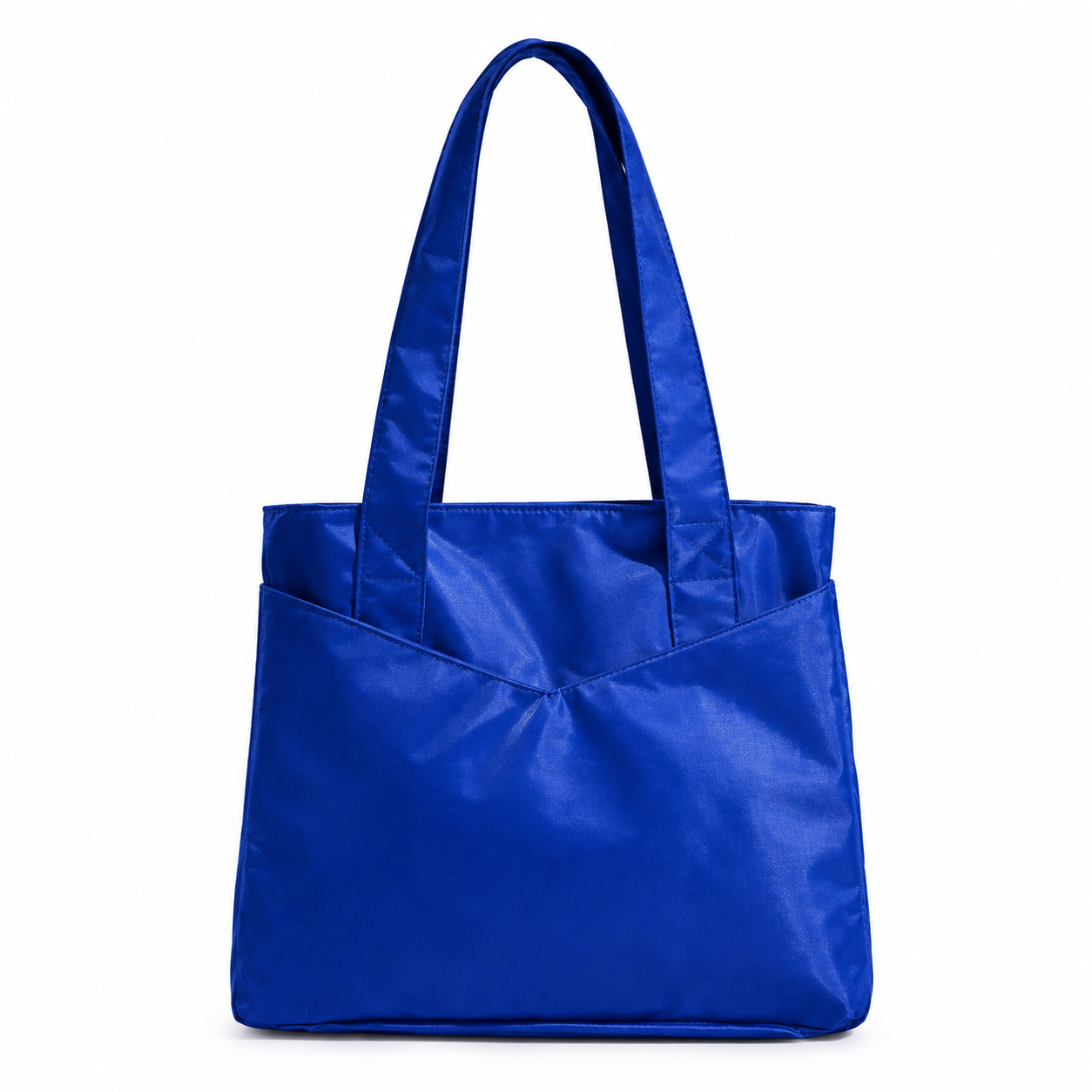 polyester Weekender Bag with long handles and front pocket