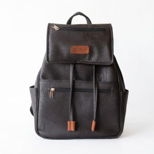 Zuri Backpack made from PU leather for school, work, travel and everyday use