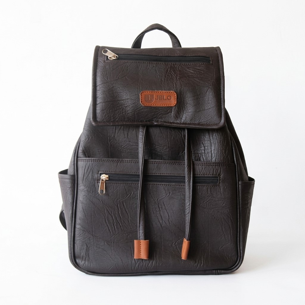Zuri Backpack made from PU leather for school, work, travel and everyday use